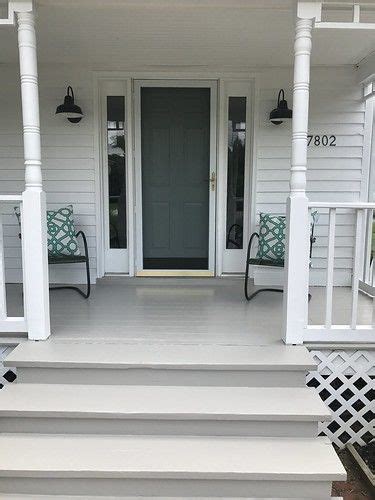 Painted Front Porches Concrete Front Porch Painted Concrete Porch