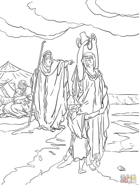 Abram and lot bible activities for kids coloring pages. hagar and ishmael coloring page - Google Search | Disegni ...