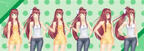 Ddlc Recoded Monikas New Outfits Rddlc