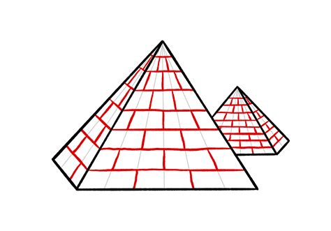 How To Draw A Pyramid Design School