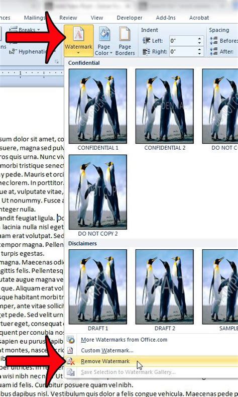 How To Remove A Background Picture In Word 2010 Solve Your Tech