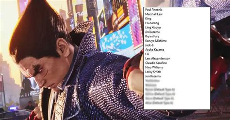 Several Unannounced Tekken 8 Characters Potentially Leaked After Fans