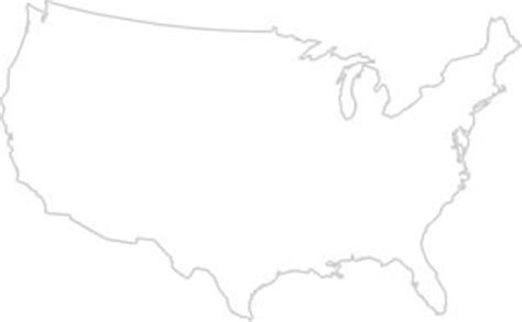 United States Blank Map