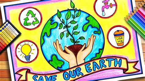 Save Earth Save Environment Posters