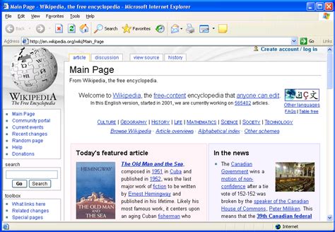 I Used Internet Explorer 6 On Windows Xp On A Desktop From 2002