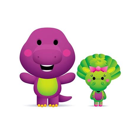 Barney The Dinosaur And Baby Bop Classic Cartoon Characters Cute