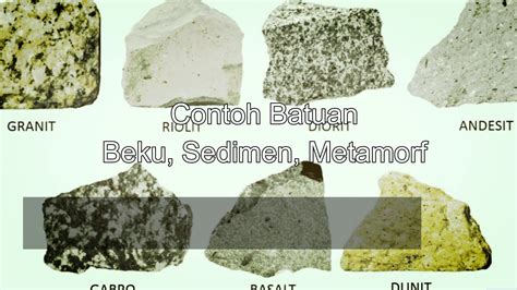 Contoh Batuan Beku Sedimen Metamorf Guru