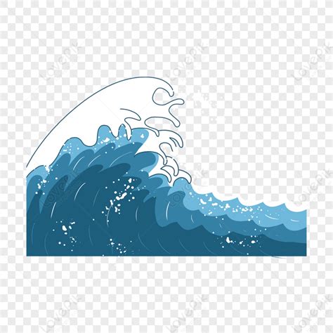 Wave Clipart Wave Ocean Wave Blue Dark Blueisolatedthe Rest Png White