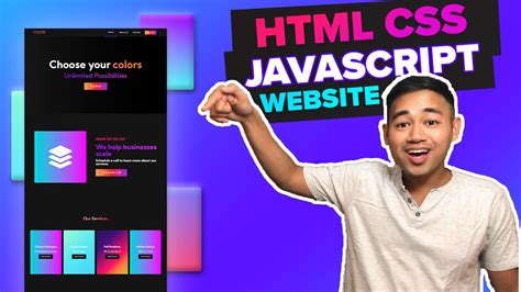 HTML CSS Javascript Website Tutorial Responsive Beginner JS Project