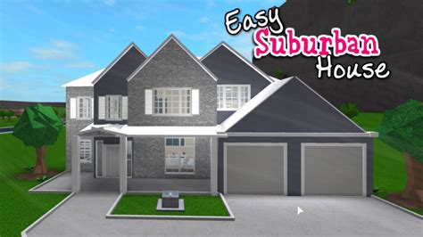 Bloxburg Suburban House 40k Youtube