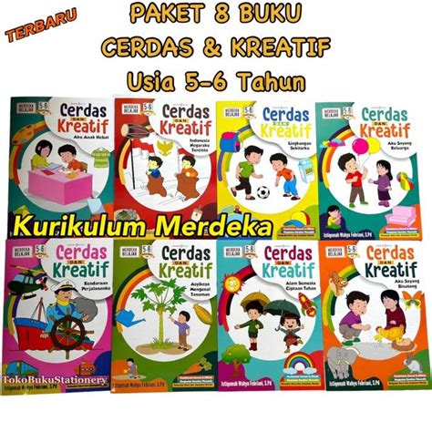 Paket Paud Tk Cerdas Kreatif Usia Thn Kurikulum Merdeka Isi Buku