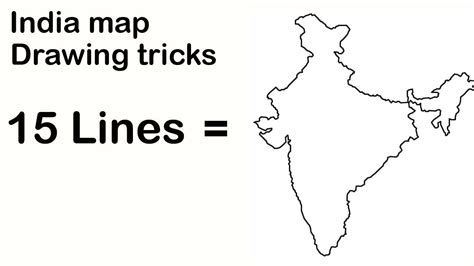 India Map Drawing Step By Step Image To U