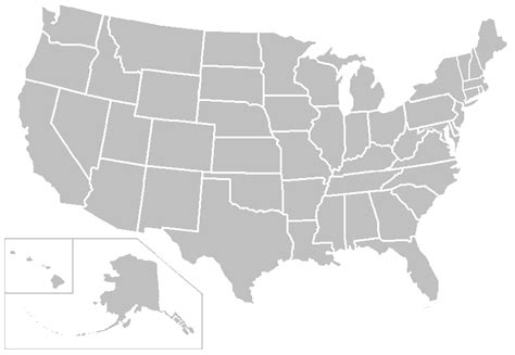 Blank Map Of The United States Free Printable Maps