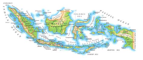 Maps Of Indonesia Detailed Map Of Indonesia In English Tourist Map