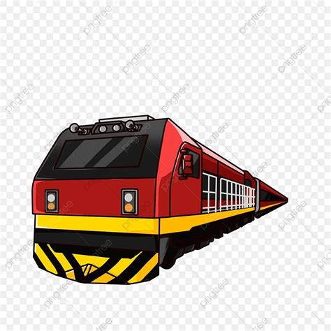 Goods Train Clipart Cartoon