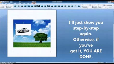 Microsoft Office Word 2007 How To Remove The Background Of A Picture