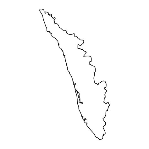 Premium Vector Kerala State Map Administrative Division Of India