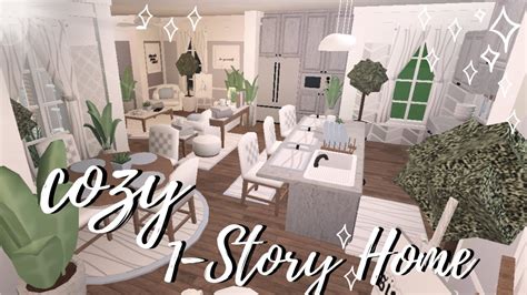 Roblox Bloxburg Cozy 1 Story House Speedbuild Youtube