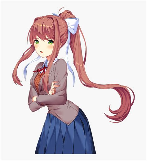 Monika Ddlc Full Body Hd Png Download Transparent Png Image Pngitem