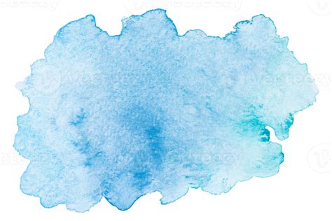 Cutout Blue Watercolor And Paper Texture Background 18843028 PNG