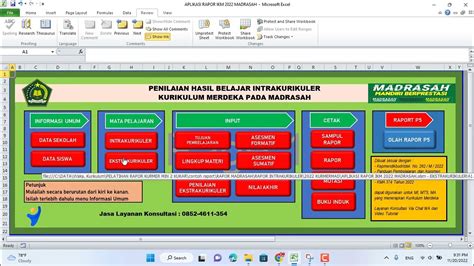 Aplikasi Raport Kurikulum Merdeka Madrasah Intrakurikuler Dan P Youtube