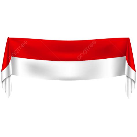 Indonesia Flag Bendera Merah Putih Banner Vector Indonesia Flag