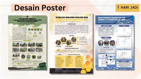 Desain Poster Ilmiah Poster Publikasi Jurnal Poster Kti Poster Event