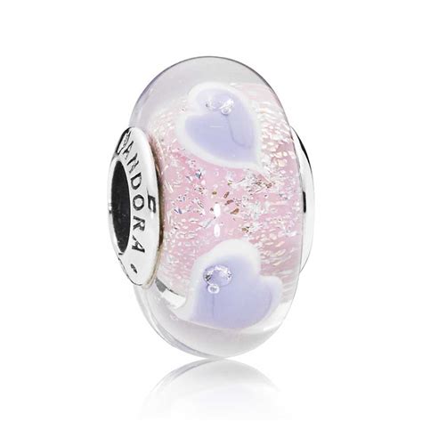 Pandora Plentiful Hearts Murano Glass Charm 796599cz Ben Bridge Jeweler