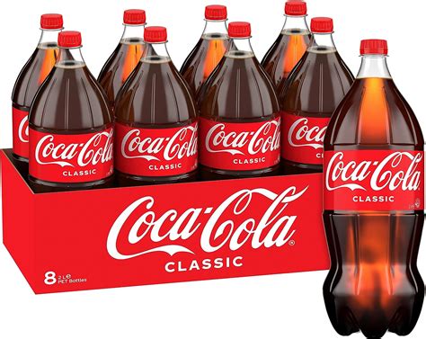 Coca Cola Classic Soft Drink Multipack Bottles 8 X 2l Au