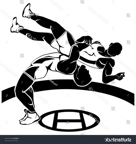 Wrestling Mat Vector At Collection Of Wrestling Mat