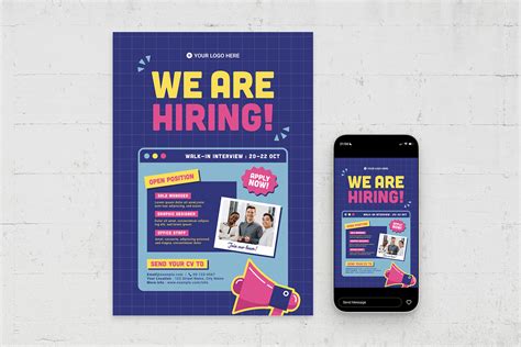 We Are Hiring Flyer Template Psd Ai Eps Brandpacks