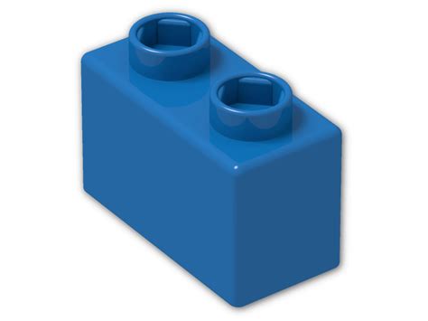 Quatro Brick 1 X 2 48287 Bright Blue