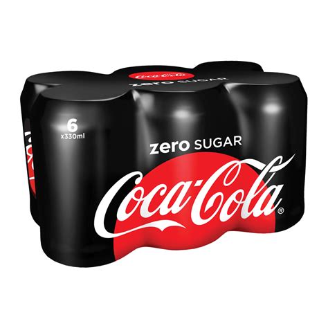 Coca Cola Zero Can Pack 6 X 330ml Centra