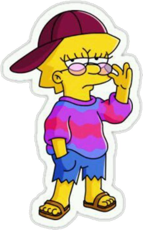 Lisa Simpson Clipart Png Download Vsco Stickers Lisa Simpson Free