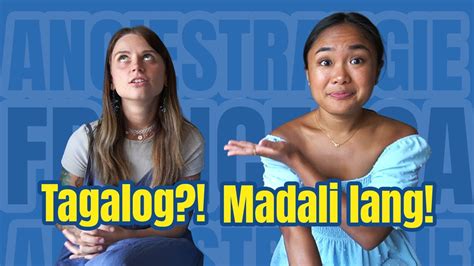 Learning Tagalog As A Foreigner Naked With Angie 6 Francesca YouTube