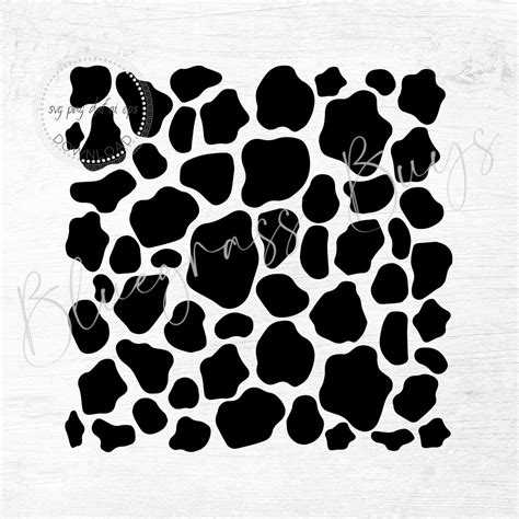 Cow Print Svg Cow Pattern Svg Cow Print Pattern Cut File Etsy