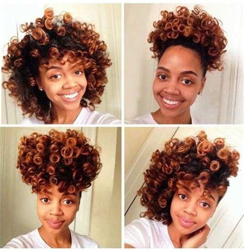 After you find your inspirational hue/style combo, be sure to check out our tips on how to maintain this bold hue. 15 Short Natural Haircuts for Black Women | Short ...