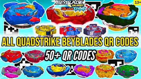 All Complete 55 Quadstrike Beyblades Qr Codes 2023 All Waves