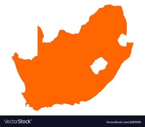 Map Of South Africa Royalty Free Vector Image VectorStock