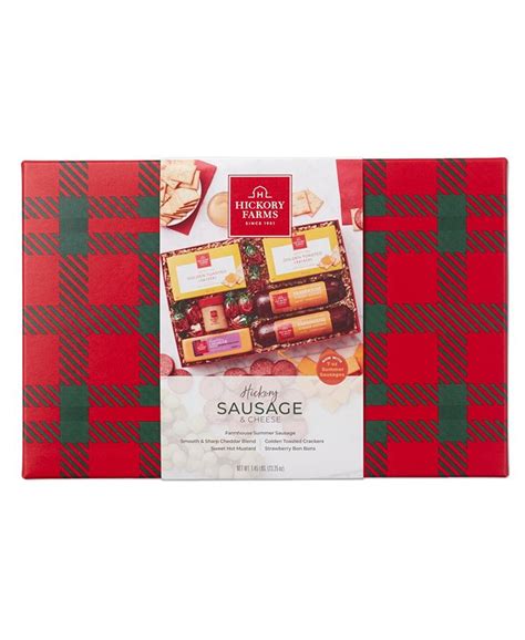 hickory farms holiday sausage and cheese collection t set macy s