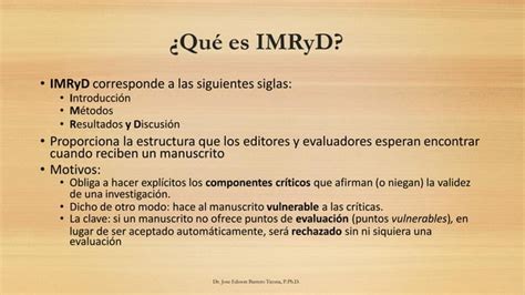 Articulo CientÍfico Imryd Componentes Y Significadopdf Descarga Gratuita