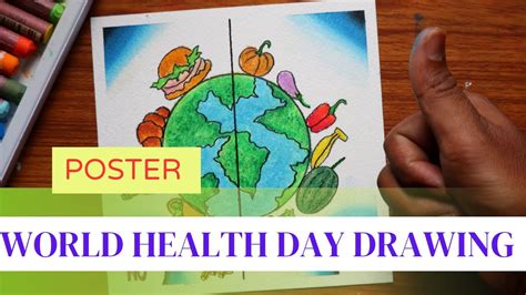 How To Draw World Health Day Poster Step By Step World Health Day