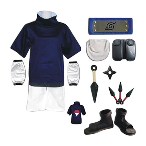 Naruto Uchiha Sasuke Cosplay Costume Halloween Carnival Costume Full