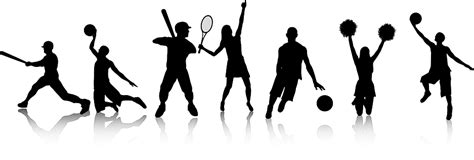 People Doing Sports Images Download Black Images Png Transparent