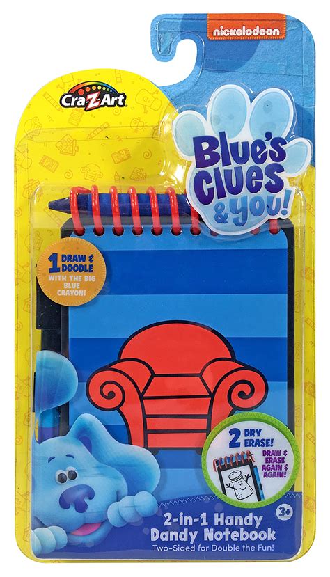 RARE NEW 1998 NICKELODEON BLUE S CLUES HANDY DANDY NOTEBOOK 46 OFF