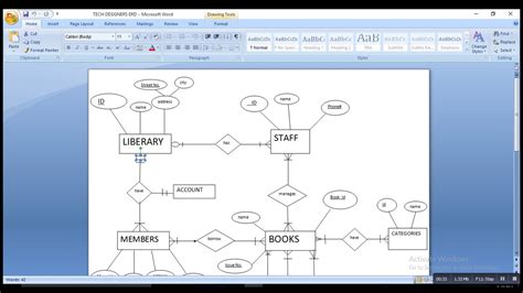 Er Diagram For Library Management System