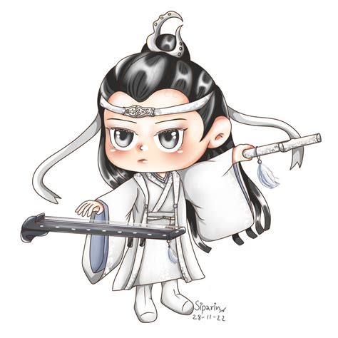 Lan Wangji The Untamed Fan Art By Siparin On Deviantart