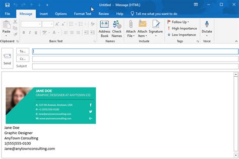 How To Add A Professional Outlook Email Signature Quickly