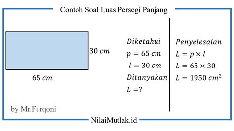 Mengenal Sifat Persegi Panjang Dan Cara Menghitung Luas Daerah Dalam