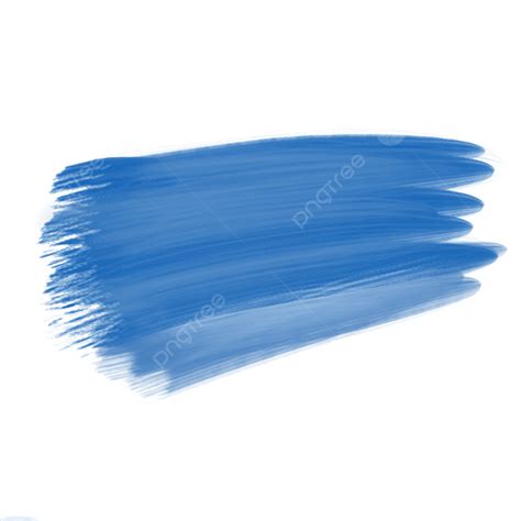 Blue Brush Stroke PNG Transparent Blue Brush Stroke Illustration